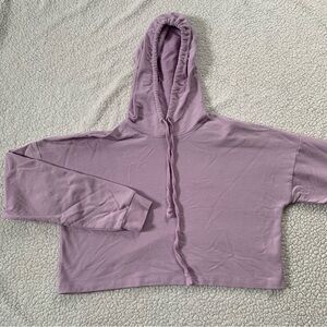 Ambiance  Purple Crop Hoodie